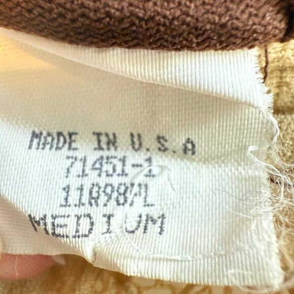 Vintage‎ Y2K Tag Rag Culture Beige Lace Stretch Top M Made in USA Cap Sleeve - Picture 9 of 13